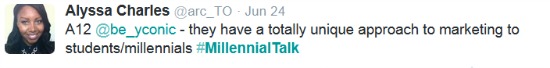 MillennialTalk Twitter chat